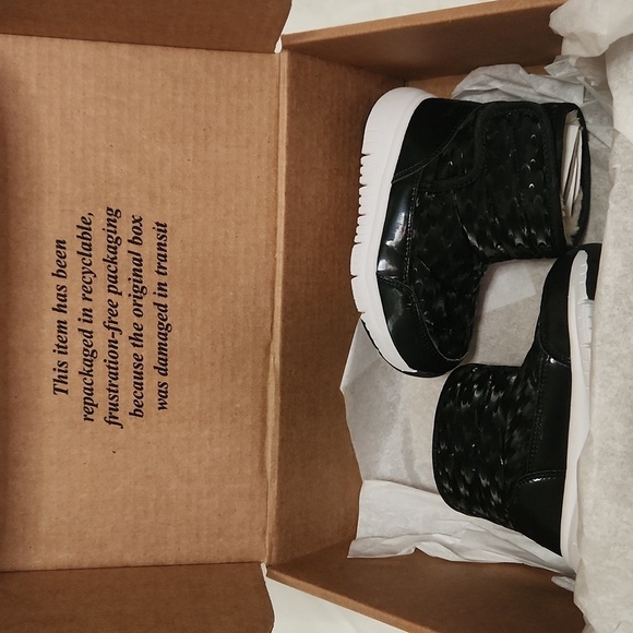 New! Hobibear toddler black snow boots for boys girls winter warm outdoor 8.5 - Picture 8 of 9